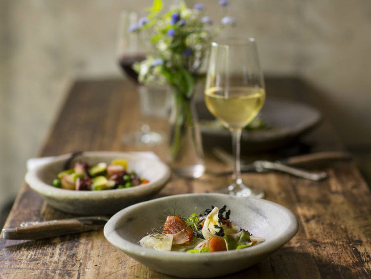 dry white wine cold appetizers