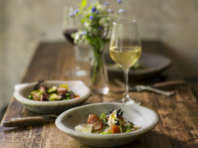 dry white wine cold appetizers